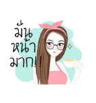 Looknam and little Cindy（個別スタンプ：36）