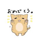 だんごねこトラさん（個別スタンプ：21）