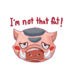 Little Piggie Moodi (Eng)（個別スタンプ：8）