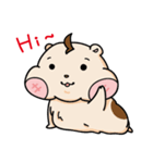 Small hamster-Pineapple（個別スタンプ：1）