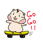 Small hamster-Pineapple（個別スタンプ：38）