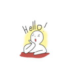 Mr. Sitting Whiteman（個別スタンプ：5）