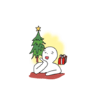 Mr. Sitting Whiteman（個別スタンプ：15）