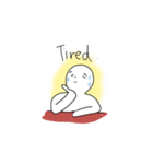 Mr. Sitting Whiteman（個別スタンプ：24）