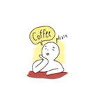 Mr. Sitting Whiteman（個別スタンプ：25）