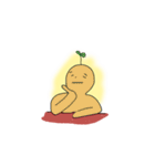 Mr. Sitting Whiteman（個別スタンプ：27）