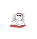 Mr. Sitting Whiteman（個別スタンプ：29）