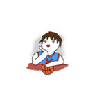 Mr. Sitting Whiteman（個別スタンプ：37）