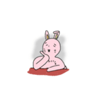 Mr. Sitting Whiteman（個別スタンプ：40）