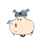proud of my big face（個別スタンプ：16）