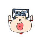 proud of my big face（個別スタンプ：31）