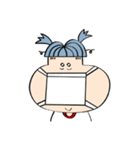 proud of my big face（個別スタンプ：35）