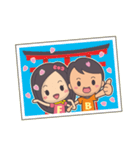 Bert ＆ Flora (falling in love)（個別スタンプ：19）