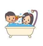 Bert ＆ Flora (falling in love)（個別スタンプ：20）