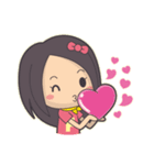 Bert ＆ Flora (falling in love)（個別スタンプ：23）