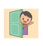 Bert ＆ Flora (falling in love)（個別スタンプ：35）