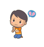Bert ＆ Flora (falling in love)（個別スタンプ：38）