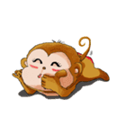 阿寶猴（サン．バォウ．ホウ）どこでも（個別スタンプ：6）