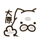 ねこの大原さん（個別スタンプ：1）