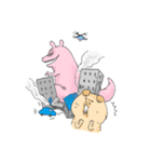 Pota Meow ＆ pinky Lo（個別スタンプ：13）