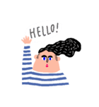 毎日ボーダー男子！のスタンプ（個別スタンプ：1）