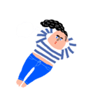 毎日ボーダー男子！のスタンプ（個別スタンプ：8）