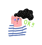 毎日ボーダー男子！のスタンプ（個別スタンプ：9）