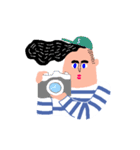 毎日ボーダー男子！のスタンプ（個別スタンプ：18）