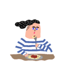 毎日ボーダー男子！のスタンプ（個別スタンプ：25）