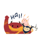 Yama, Gatra, and Nararya！（個別スタンプ：1）