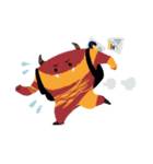Yama, Gatra, and Nararya！（個別スタンプ：8）