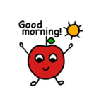 An apple a day！（個別スタンプ：1）