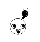 Dark clear moon（個別スタンプ：31）