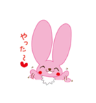 使いやすい＊やさしいうさぎさん♪（個別スタンプ：11）