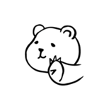 fat white bear（個別スタンプ：15）