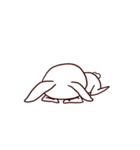 しまらなどうぶつ（個別スタンプ：34）