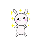しろうさとくろうさ（個別スタンプ：7）