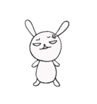 しろうさとくろうさ（個別スタンプ：10）