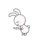 しろうさとくろうさ（個別スタンプ：34）