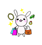 しろうさとくろうさ（個別スタンプ：40）