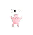 ぼーっとしたブタ（個別スタンプ：39）