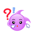 purple bubble life（個別スタンプ：31）