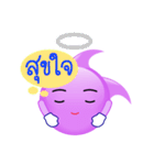 purple bubble life（個別スタンプ：36）