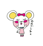 気持ちチュたえるねずみ（個別スタンプ：34）