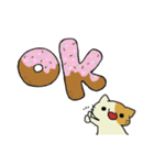 ネコとカエルのスタンプ（個別スタンプ：8）