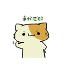 ネコとカエルのスタンプ（個別スタンプ：15）