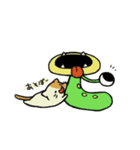 ネコとカエルのスタンプ（個別スタンプ：16）