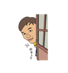 Big head Boy（個別スタンプ：35）