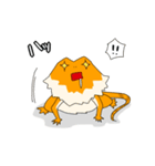 フトアゴヒゲトカゲのスタンプ2（個別スタンプ：2）