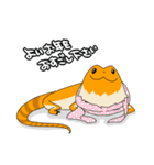 フトアゴヒゲトカゲのスタンプ2（個別スタンプ：11）